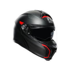 AGV ķivere Tourmodular Freequency matt gunmetal/red 