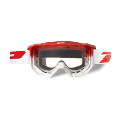 PROGRIP brilles 3200 TR red/white w/clear 3210