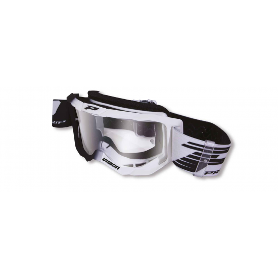 PROGRIP brilles 3300 black/white w/clear 3310C