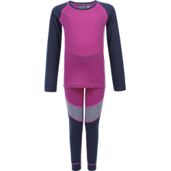 COLOR KIDS termokompl Base Layer pink/dark blue 