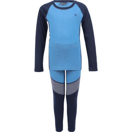 COLOR KIDS termokompl Base Layer dark blue/blue 