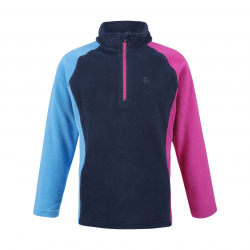 COLOR KIDS jaka Fleece Pulli blue/pink 