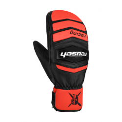 REUSCH cimdi WC Warrior Team Mitt black/fluo red 