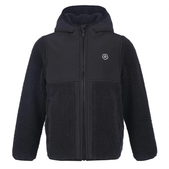 COLOR KIDS jaka Teddy Fleece Jacket black 