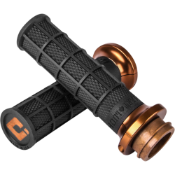 ODI rokturi Harley Hart-Luck Sign V-Twin Lock On black/bronze