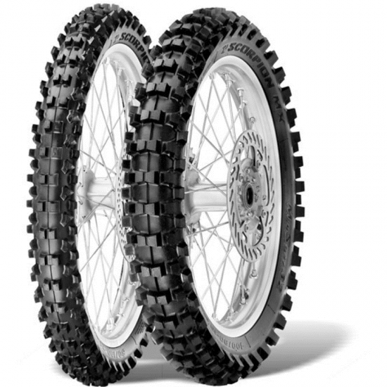 PIRELLI riepa 90/100-14 Scorpion MX32 Mid Soft NHS 49M