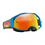 OAKLEY MX brilles Airbrake blue crackle w/prizm torch