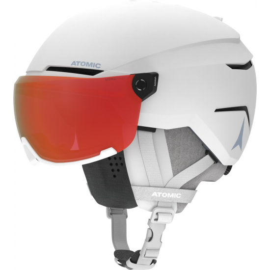 ATOMIC ķivere Savor Visor Photo white w/red ID HD PH C1-3 