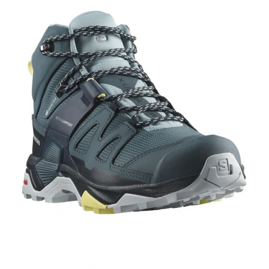 SALOMON apavi X Ultra 4 Mid GTX W blue/black/yellow 