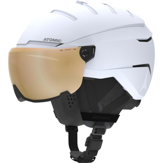 ATOMIC ķivere Savor GT Amid Visor HD Photo light grey w/amber gold HD Photo C1-3 