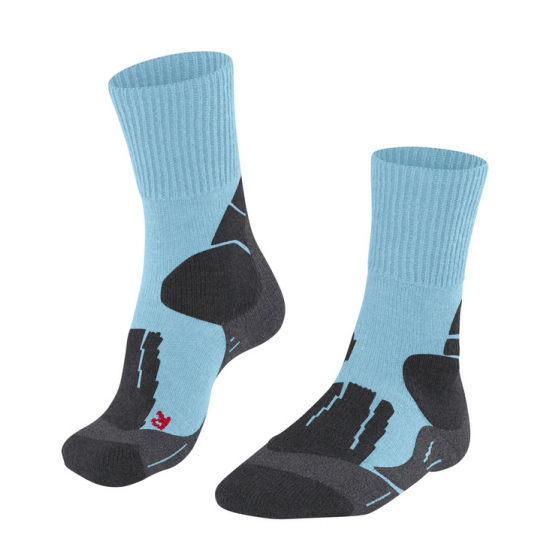 FALKE zeķes TK1 light blue/grey 