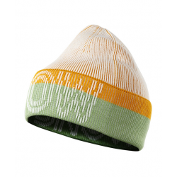 FALKE cepure ziemas Skiing Beanie green/yellow/white