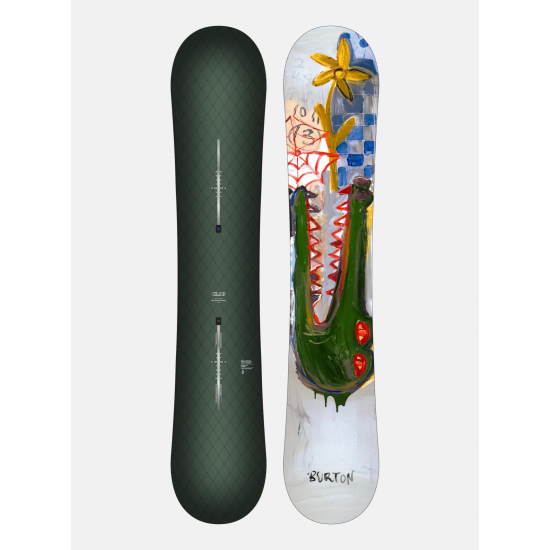 BURTON dēlis Blossom black/green 