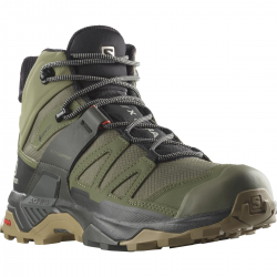 SALOMON apavi X Ultra 4 Mid GTX dark green/brown 