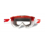 PROGRIP brilles 3200LS red/white w/clear LS 3298