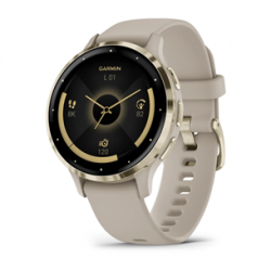 GARMIN pulkstenis Venu 3S GPS WiFi 41mm grey/soft gold