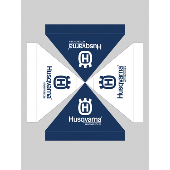 HUSQVARNA telts jumts HUS 3x3 blue/white
