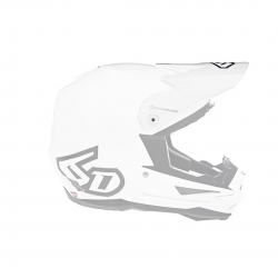 6D velo ķiveres nadziņš ATB-1 Matte White 
