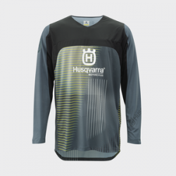 HUSQVARNA krekls Railed black/grey 