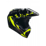 AGV ķivere AX9 steppa carbon/grey/yellow fluo 