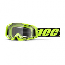 100% brilles Armatic Neon yellow w/mirror clear