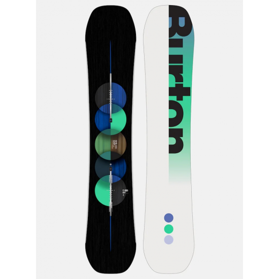 BURTON dēlis Custom Wide Graphic black/green/blue 