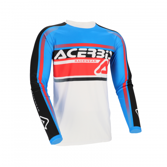 ACERBIS džersija MX Linear Lugo white/blue 