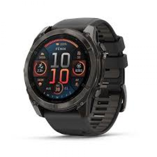 GARMIN pulkstenis Fenix 8 51mm Sapphire Carbon grey AMOLED