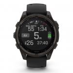 GARMIN pulkstenis Fenix 8 51mm Sapphire Solar carbon grey