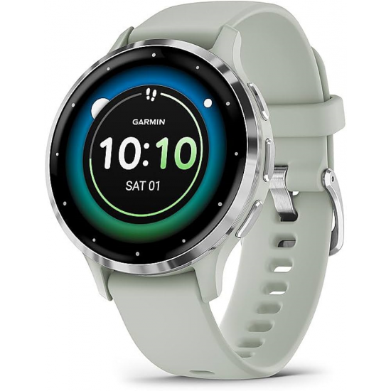 GARMIN pulkstenis Venu 3S GPS WiFi sage grey