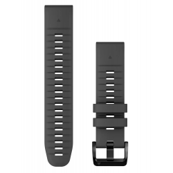 GARMIN siksna pulkstenim Quickfit 26mm Silicone graphite