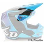 6D ķiveres nadziņš ATR-3 Wave gloss blue/black