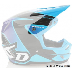 6D ķiveres nadziņš ATR-3 Wave gloss blue/black