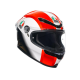 AGV ķivere K6 S SIC58 white/red/black 