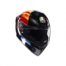 AGV ķivere K1 S Pulse 46 blac/red/yellow 