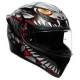 AGV ķivere K1 S Lyzard matt black/red/grey 