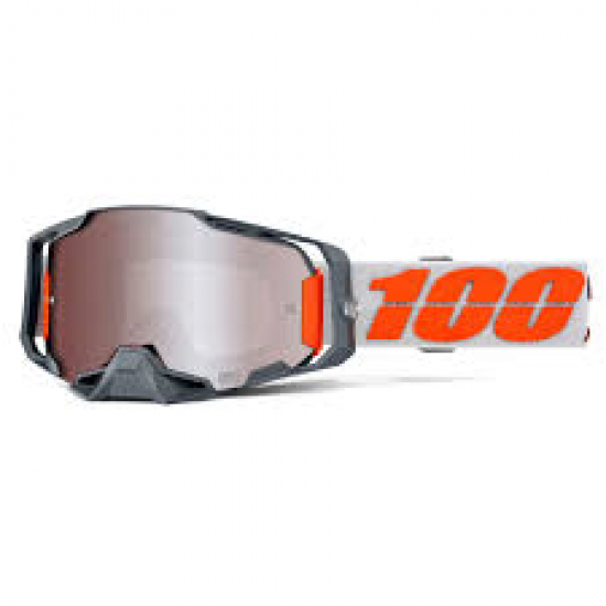 100% brilles Armega Hiper w/mirror silver