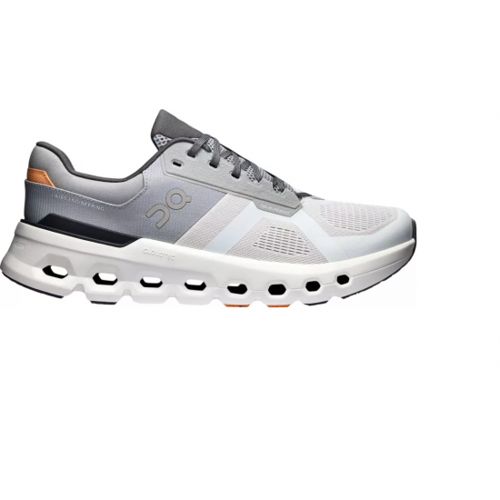 ON apavi Cloudrunner 2 Wide grey/white/orange 