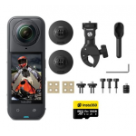 Insta360 X5 kamera (Motociklu Komplekts)