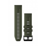GARMIN siksna pulkstenim Quickfit 26mm Fenix 7X Silicone moss green