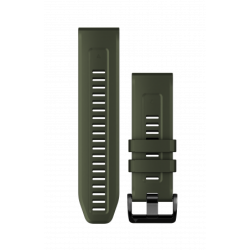 GARMIN siksna pulkstenim Quickfit 26mm Fenix 7X Silicone moss green