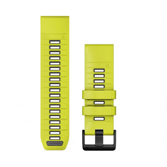 GARMIN siksna pulkstenim Quickfit 26mm Silicone amp yellow/graphite