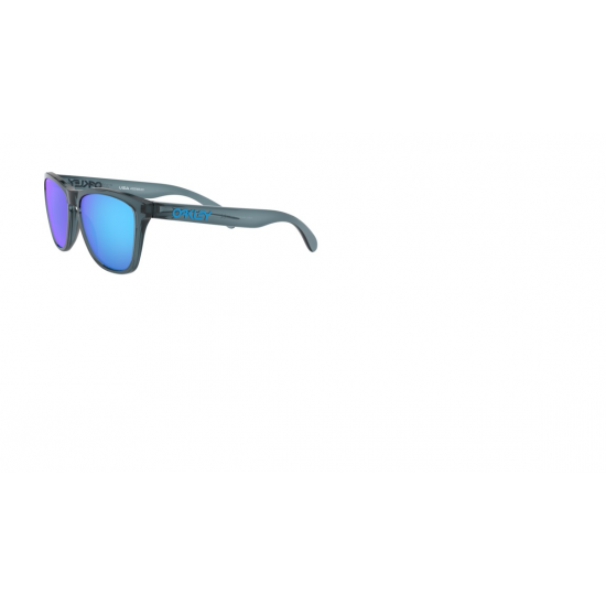 OAKLEY saulesbrilles Frogskins crystal black w/prizm sapphir irid polarized