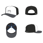 HUSQVARNA cepure Remote Trucker Cap black/white/grey