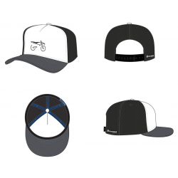 HUSQVARNA cepure Remote Trucker Cap black/white/grey