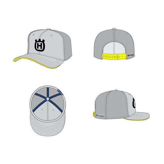 HUSQVARNA cepure Kids Trucker Cap light grey