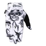 FIST cimdi Strapped Flash white/black 