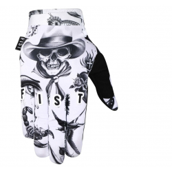 FIST cimdi Strapped Flash white/black 