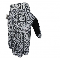 FIST cimdi Strapped Elephant white/black 