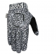 FIST cimdi Strapped Elephant white/black 